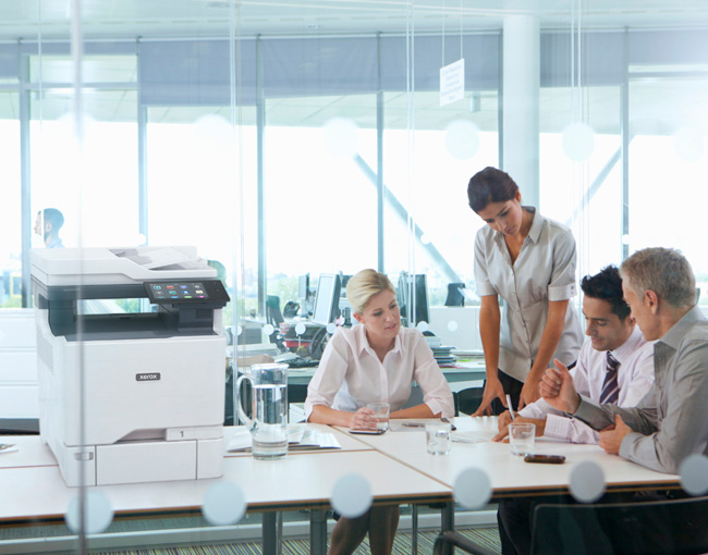 Xerox office printer copy machine managed print services