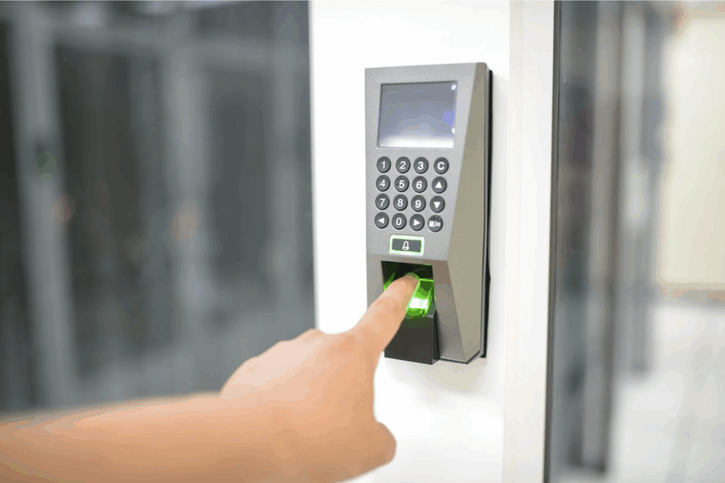 Camera security system for business